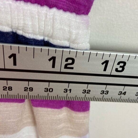 Splendid Strapless Striped Maxi Dress Very‎ Berry Size XS Horizon USA Made Boho - Picture 10 of 13